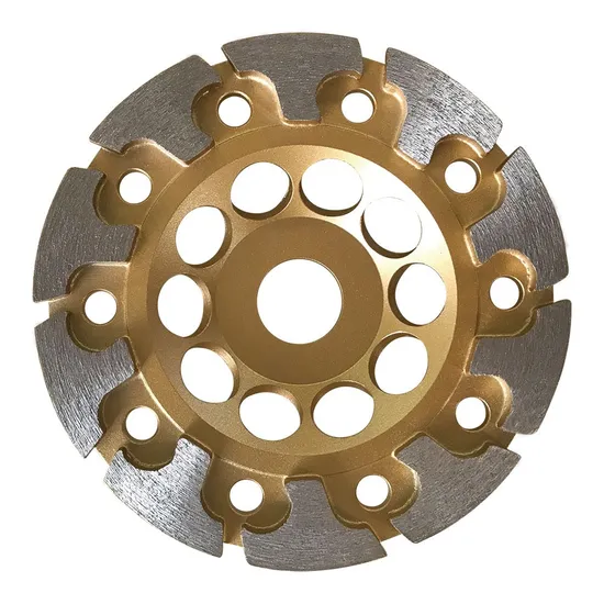 Rebolo de copo de fileira única de diamante para concreto/asfalto