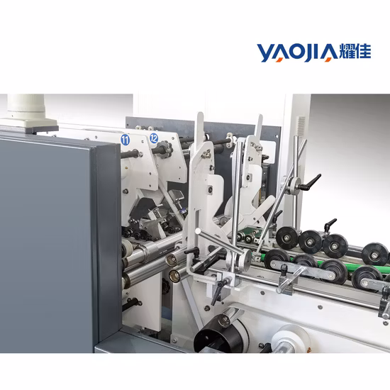 Yaojia 4 6 cantos caixa pasta coladora máquina caixa de papel dobrável saco comida bolo pizza placa tampa palha copo/dobrável colagem colar formando máquina de fazer